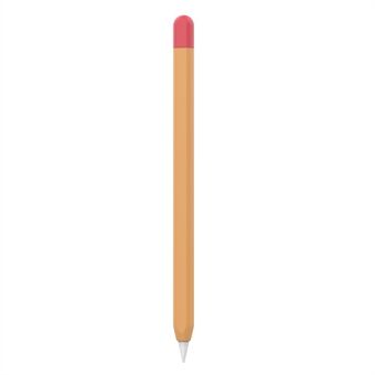 AHASTYLE PT65-2 Silikonfodral för Apple Pencil (2:a generationen), Stylus Penna i kontrastfärg Mjukt skyddsöverdrag