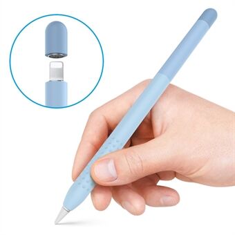 AHASTYLE PT102-1 Silikonfodral för Apple Pencil (1:a generationen), Gradient Färg Anti-halk Ultra Thin Stylus Pennöverdrag