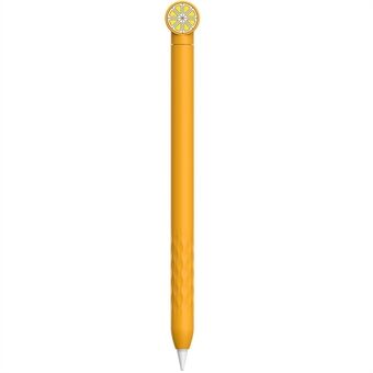 AHASTYLE PT129-2 för Apple Pencil 2:a generationens söta tecknade Stylus Pennskydd Mjuk silikon Anti-dropp ärm