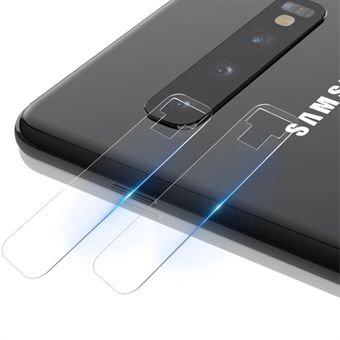 IMAK 2st / förpackning högupplöst klart glas kameralinsskydd för Samsung Galaxy S10 Plus