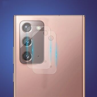 2st ENKAY HAT Prince för Samsung Galaxy Note 20/20 5G [0.2mm 9H 2.15D Arc Edges] Kameralinsfilmer i härdat glas
