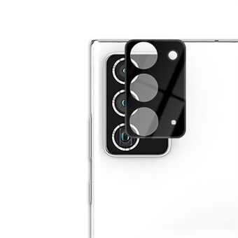 MOCOLO Silk Print HD härdat glas kameralinsfilm för Samsung Galaxy Note20 4G / 5G - Svart