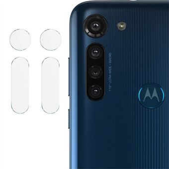 IMAK 2st/pack HD Glass Clear Kameralinsfilm för Motorola Moto G8