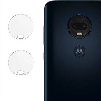 IMAK 2st/pack HD klar kameraglaslinsfilm (Edge ) för Motorola Moto G7 / Moto G7 Plus