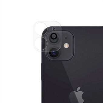 9H hårdhet Full täckning Ultratunt härdat glas kameralinsskydd för iPhone 12 Mini