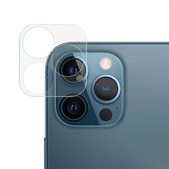 RURIHAI 0,3 mm 3D Full täckning Dammtät härdat glas kameralinsfilm för iPhone 12 Pro