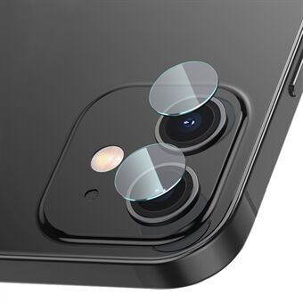 MOCOLO Ultra Clear Transparent, härdat glas baktill kameralinsskydd för iPhone 12
