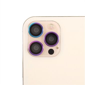HD klar färgglad ram + kameralinsskydd i glas (3 st / set) för iPhone 11 Pro / iPhone 11 Pro Max / iPhone 12 Pro
