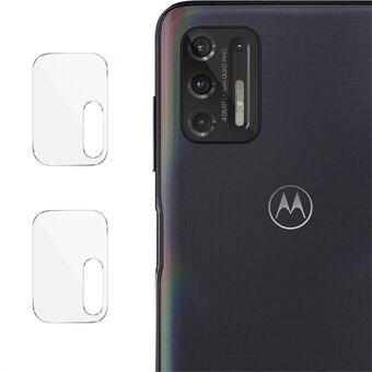 2 st/pack IMAK höggenomskinlig glaslinsfilm för Motorola Moto G9 Plus/ G Stylus (2021)