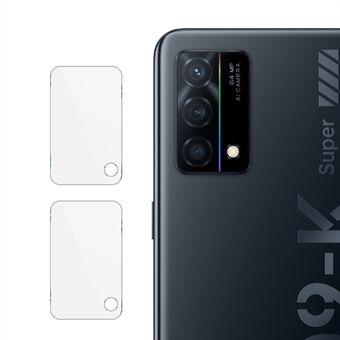 2 st/pack IMAK Ultra Clear Slitstark kameralins filmskydd i härdat glas för Oppo K9 5G