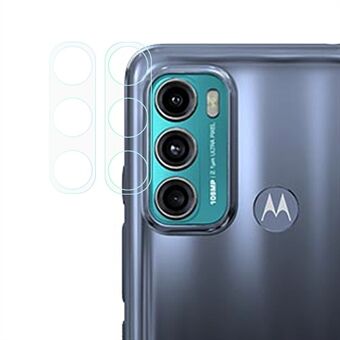 2st/set 3D Arc Edge Ultra Clear härdat glas kameralinsfilmer för Motorola Moto G60