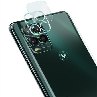 IMAK HD Clear Anti- Scratch Tempered Glass Back Kameraskydd + Akryllinslock för Motorola Moto G Stylus 5G (2021)