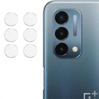 IMAK 2-pack/set genomskinlig, bubbelfri enkel installationsfodral Vänlig kameralinsskyddsfilm för OnePlus Nord N200 5G