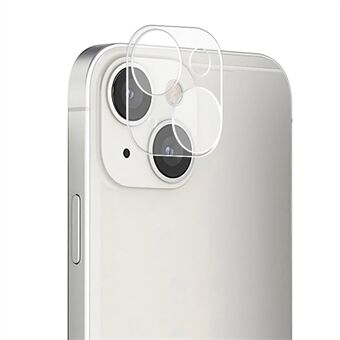 MOCOLO Silke Printing 9H Hårdhet Exakt utskärning Härdat glas Baksida Kameralinsskydd för iPhone 13 mini  - Genomskinlig