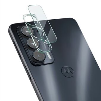 IMAK slitstark linsfilm av härdat glas täckt med högtransparens akryllinslock för Motorola Edge 20 / Edge Lite Luxury Edition