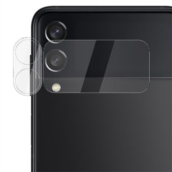 IMAK 1st hög ljusgenomsläpplighet linsskyddsfilmer i härdat glas + 1 st bakskärmsskyddsset för Samsung Galaxy Z Flip3 5G