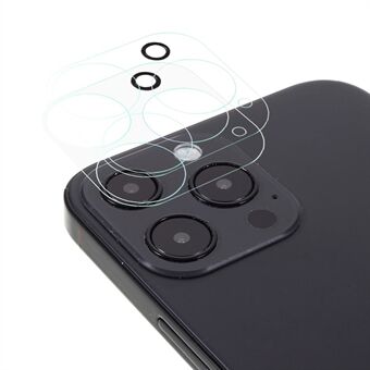 2st 3D Ultra Clear härdat glas Kameralinsfilm Skärmskydd för iPhone 13 Pro 