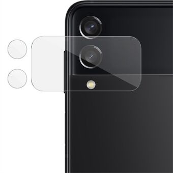 IMAK 1 Set Anti Scratch Ultra Clear Ring härdat glas Film Kameralinsskydd för Samsung Galaxy Z Flip3 5G