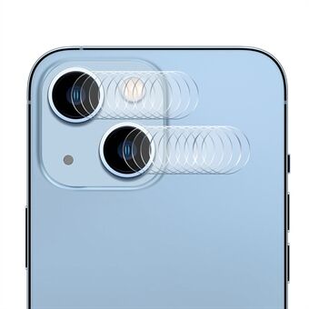 Scratch 10 Grupp / Set 0,2 mm 9H reptåligt härdat glas baktill kameralinsskyddsfilm (2 st / grupp) för iPhone 13/13 mini