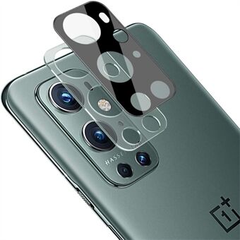 IMAK Scratch Slitstarkt HD-härdat glas baktill kameralinsfilm + akryllinsskydd (svart version) för OnePlus9 Pro 5G