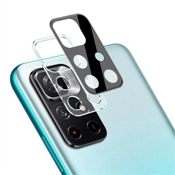 IMAK HD Anti- Scratch härdat glas linsfilm + akryl linslock (svart version) för Xiaomi Redmi Note 11 5G (Kina) (MediaTek) / Poco M4 Pro 5G / Redmi Note 11T 5G