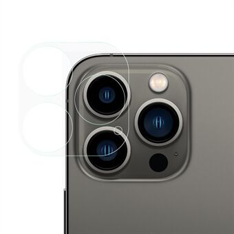 Helt från Edge till Edge -hölje HD genomskinligt hög aluminiumoxid härdat glas Kameralinsskydd för iPhone 13 Pro  / 13 Pro Max 
