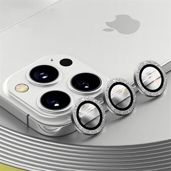 BENKS 3st/set Metallram Hög aluminium-kiselglas Kameralinsskydd Film Anti- Scratch för iPhone 13 Pro Max  / iPhone 13 Pro 