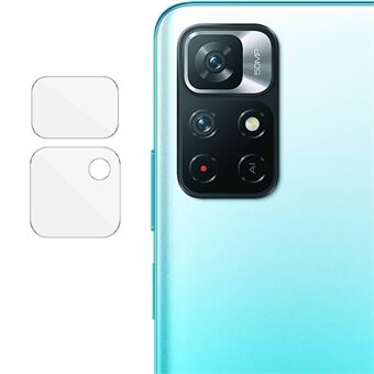 IMAK HD Clear Stark hårdhet härdat glas Kameralinsskyddsfilmset för Xiaomi Redmi Note 11 5G (Kina) (MediaTek) / Poco M4 Pro 5G / Redmi Note 11T 5G