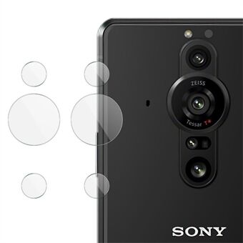 IMAK 2 Sets HD Clear Anti- Scratch Kamera linsfilmsskydd i härdat glas för Sony Xperia Pro-I