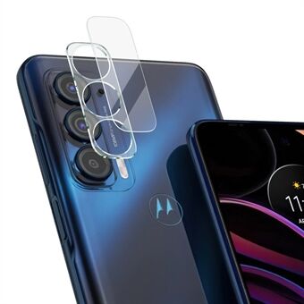 IMAK HD-fodral Vänligt härdat glas Kameralinsskydd + Akryllinsskydd för Motorola Edge (2021)