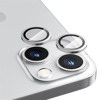 BENKS King Kong Series för iPhone 13 mini  / 13  aluminiumlegering + Corning härdat glas Anti- Scratch hellim linsskyddsfilm - vit