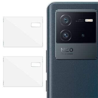 IMAK för vivo iQOO Neo6 5G 2st/set Kameralinsskydd Supertransparent slitstark härdat glasfilm