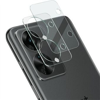 IMAK för OnePlus Nord 2T 5G genomskinligt kameralinsskydd Integrerat härdat glas baktill kameralinsfilm + akryllinsskydd