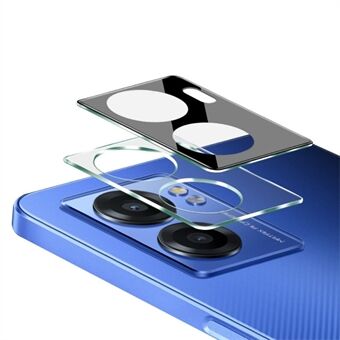 IMAK For Realme Scratch 50 5G kameralinsskyddsskydd Enkel installation, reptålig, integrerad linsfilm av härdat glas + akryllinsskydd (svart version)