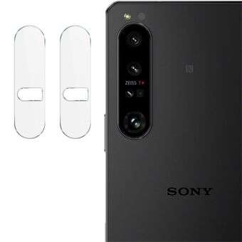 IMAK 2st/pack linsskyddsfilm för ony Xperia 1 IV 5G, hård anti-damm Arc Edge Super Clear härdat glas Telefon Kameralinsskydd