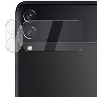 IMAK för Samsung Galaxy Z Flip4 5G kameralinsfilm Anti- Scratch HD linsskydd i härdat glas + skärmskydd på baksidan