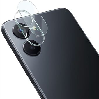 IMAK kameralinsfilm för Realme V20 5G Anti-slitage Anti-olja High Definition härdat glas linsskydd + akryl linsskydd