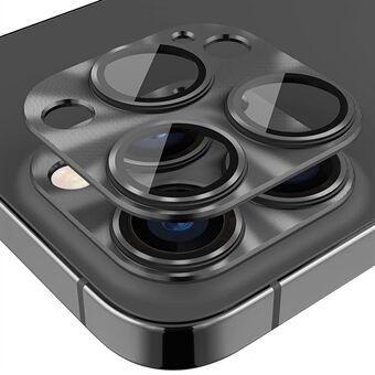 ENKAY HAT Prince För iPhone 14 Pro  / 14 Pro Max  Kameralinsskydd Aluminiumlegering + Heltäckande härdat glas linsfilm i ett stycke
