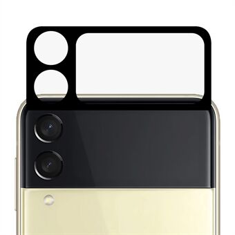 För Samsung Galaxy Z Flip4 5G Silk Printing Kamera Linsskydd Härdat glas HD Klar Anti Scratch
