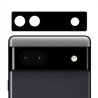Kameralinsfilm för Google Pixel 6a, silkesutskrift heltäckande härdat glas Telefon Kameralinsskydd