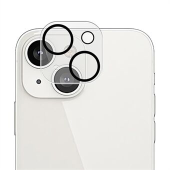 BENKS Silk Printing Kameralinsskydd för iPhone 14 , 0,15 mm Klar hög aluminium- Scratch Reptålig kameralinsfilm