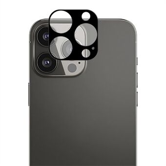 AMORUS kameralinsskydd för iPhone 13 Pro 6,1 tum / 13 Pro Max 6,7 tum, Silke Printing Anti-fingerprints härdat glas Kameralins skyddsfilm - svart