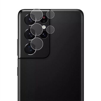 AMORUS 1-set kameralinsskydd för Samsung Galaxy S22 Ultra 5G, HD-härdat glas individuellt Ring Telefontillbehör