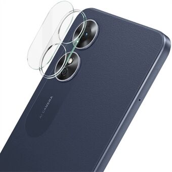 IMAK Anti- Scratch Integrerat kameralinsskydd för Oppo A17 4G, ultraklart linsfilm i härdat glas + akryllinsskydd