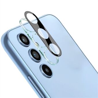 IMAK för Samsung Galaxy A54 5G linsfilm av klart härdat glas + linsskydd i akryl Fingeravtryckssäkert kameralinsskydd (svart version)