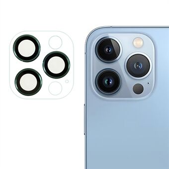 RURIHAI för iPhone 13 Pro 6,1 tum / 13 Pro Max 6,7 tum genomskinligt kameralinsskydd Anti- Scratch metall + akryl skyddande linsfilm