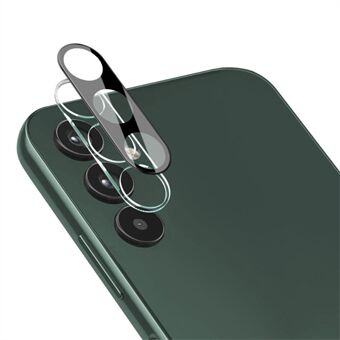 IMAK för Samsung Galaxy A34 5G linsfilm i härdat glas + linsskydd i akryl HD genomskinligt anti- Scratch kameralinsskydd (svart version)