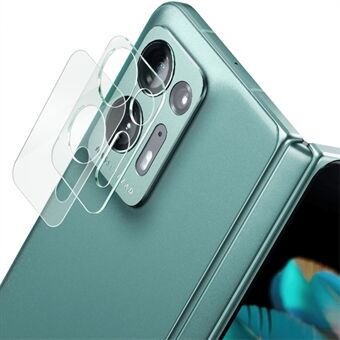 IMAK For Oppo Find N2 5G Telefon Bakre kamera Linsskydd Anti- Scratch Integrerat härdat glas Ultra Clear Lins Film+ Akryl Lins Cap