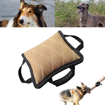 Slitstark hundtuggleksak Interactive Rope Pet Bite Bag