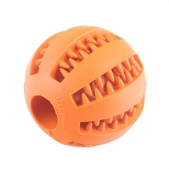 6 cm Valpleksak Interaktiv hundtuggleksak Tandborrning Tandrengöringsboll Verktyg för utmatning av matgodis (BPA-fri, ingen FDA-certifierad), storlek: M